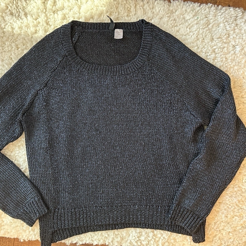 Sparkly Navy Sweater